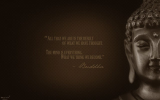 Buddha statue inspirational quote mind - a buddha statue free wallpaper