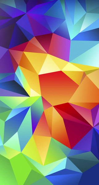 Colorful abstract low poly background 5 - the image free wallpaper for mobile