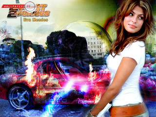 Woman car fireball city street - emma ríos free wallpaper for desktop