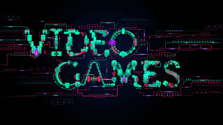 Black background neon text video 2 - diego gisbert llorens free wallpaper