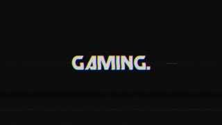 Black background white blue text - text free wallpaper for desktop