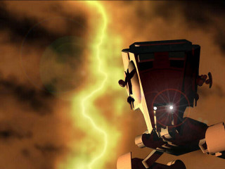 Large object sky lightning bright - enki bilal free wallpaper