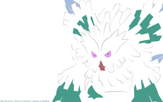 White bird green feathers red - a drawing free wallpaper for desktop