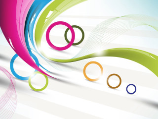Colorful abstract background rings lines - ring free wallpaper for desktop