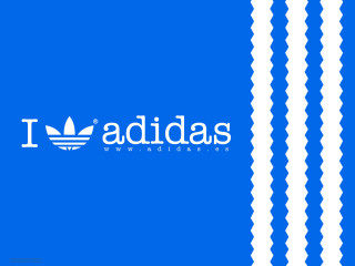 Blue white wall adidas white - the bottom of the wall free wallpaper
