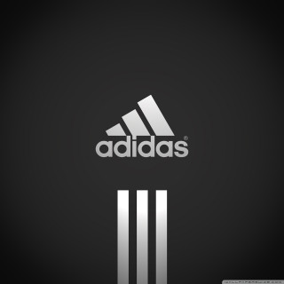 Adidas logo black white stripe 3 - the bottom of the logo free wallpaper for tablet
