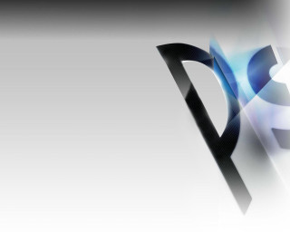 Black white letter d blue - deconstructivism free wallpaper for desktop