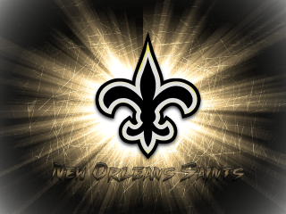 New orleans saints logo black 3 - a new orleans saints logo free wallpaper