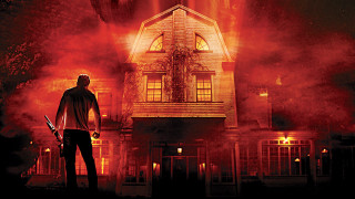 Man house fire knife standing - clark voorhees free wallpaper
