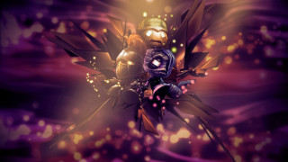 Cartoon character strange face bird - a strange face free wallpaper