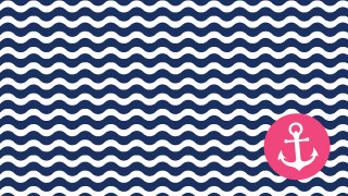 Blue white striped anchor pink - a pink circle free wallpaper for desktop