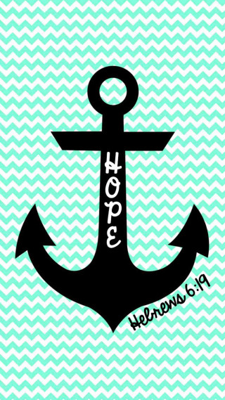 Hope anchor honeycomb spiderweb stainedglass - free ship wallpaper for mobile