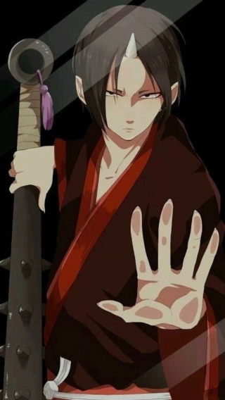 Man sword demon arm bandages - his chest free wallpaper for mobile