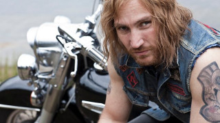 Man tattoo motorcycle bear leaning - a bear free wallpaper