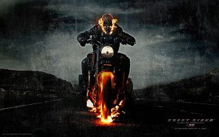 Man motorcycle road flames tires 2 - tire free wallpaper