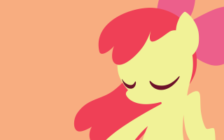 Pink pony tails closed eyes - a pink nose free wallpaper