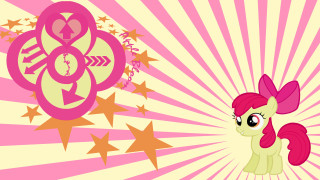 Pink pony stars background pink - symmetry!! free wallpaper