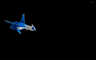 Blue white fish air night - fish free wallpaper for desktop