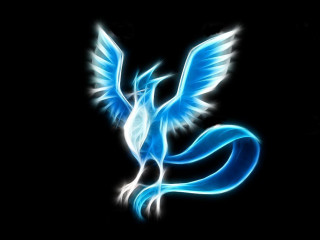 Blue bird white wings hologram - white wing free wallpaper
