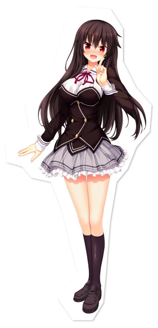 Girl black jacket skirt bow - a bow free wallpaper for mobile