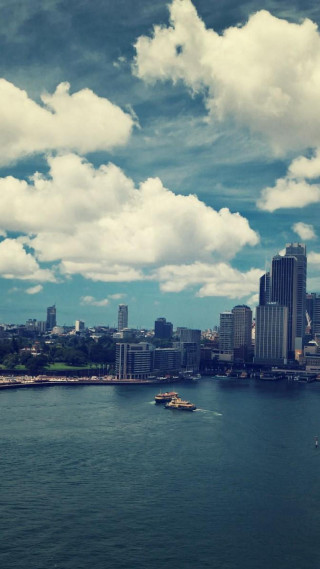 City skyline water boat scenery 2 - elizabeth durack free wallpaper for mobile