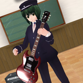 Person uniform guitar room chalkboard - neodada free wallpaper for tablet