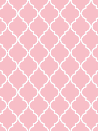Pink white geometric pattern heart - arabesque free wallpaper for mobile