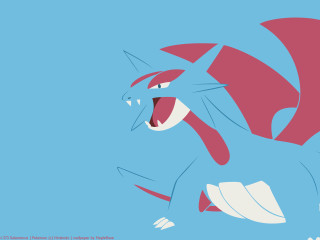 Blue red dragon cartoon mouth - dragon free wallpaper