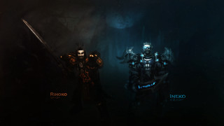 Dark skinned men neon light - a neon light free wallpaper