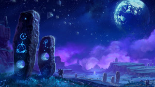 Space station blue purple sky - sky free wallpaper