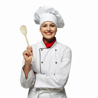 Woman chef outfit wooden spoon - les automatiste free wallpaper for tablet