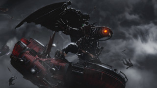 Demonic creature red drum red - a demonic creature free wallpaper