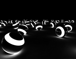 Balls numbers darkroom lights blackbackground - a group of balls free wallpaper
