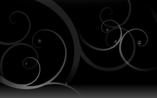 Swirly design black white border - a white border free wallpaper for desktop