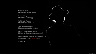 Man hat black background poem - chafik charobim free wallpaper