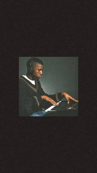 Man piano playing song black - dark fantasy free wallpaper