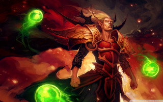 Man green orb red robe - aleksander gine free wallpaper