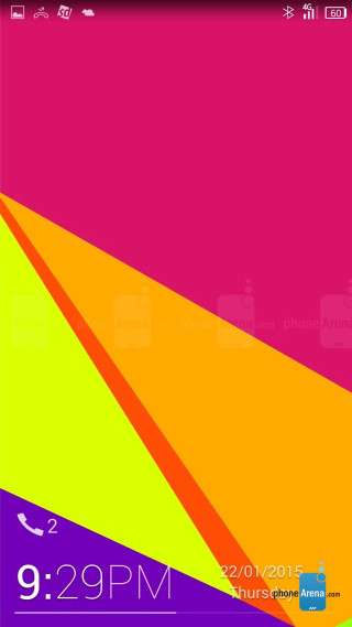 Colorful poster phone clock screen - a phone free wallpaper for mobile