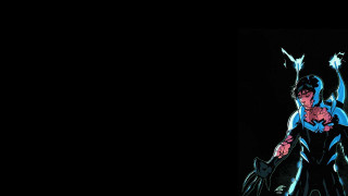 Man black suit red blue - zdarsky free wallpaper