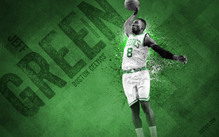 Man green uniform dunk basketball - a green uniform free wallpaper