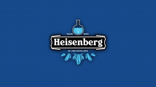 Blue background heisenberg logo blue - altichiero free wallpaper