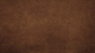Brown leather texture stitching edges - the image free wallpaper