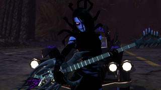 Man guitar demon shoulder music - his hand and a demon free wallpaper