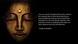 Buddha quote black background gold - excessivism free wallpaper for desktop