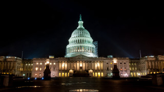 Capitol building night lights fountain - dennis ashbaugh free wallpaper