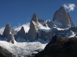 Snowy mountain range clouds sky - emiliano ponzi free wallpaper