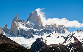 Mountain range snow clouds sky - eduardo lefebvre scovell free wallpaper