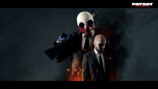 Men suits ties skull gun - a couple of men free wallpaper