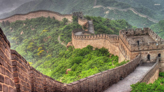 Great wall china mountain cloudy 2 - great free wallpaper
