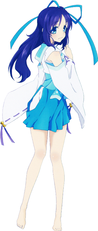 Girl long hair blue eyes 21 - an umbrella free wallpaper for mobile